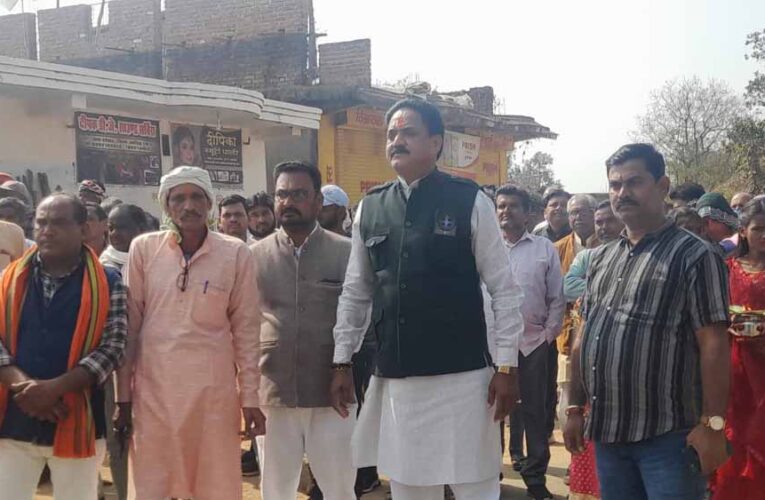 ग्राम हर्रवाह में बांधवगढ़ विधायक ने विकास निर्माण कार्य का भूमि पूजन किये