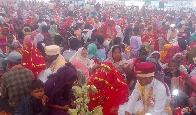 मुख्यमंत्री कन्या विवाह योजना के तहत 188 जोड़े बधे मंगल सूत्र में