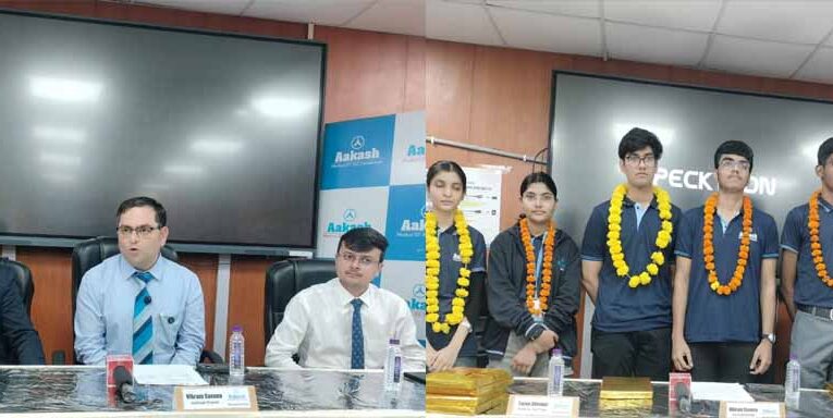 आकाश इंस्टीट्यूट भोपाल के तनिष्क सिंघल बने भोपाल टॉपर