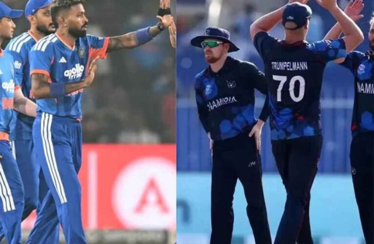 टीम इंडिया का तूफानी प्रदर्शन, दूसरे मैच में नामीबिया के सामने 210 रनों की चुनौती