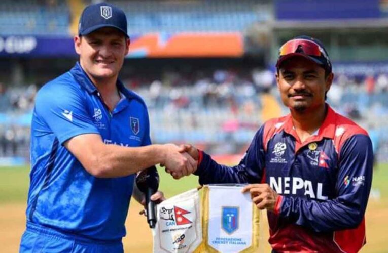 T20 वर्ल्ड कप में इतिहास: इटली ने नेपाल को 10 विकेट से रौंदा