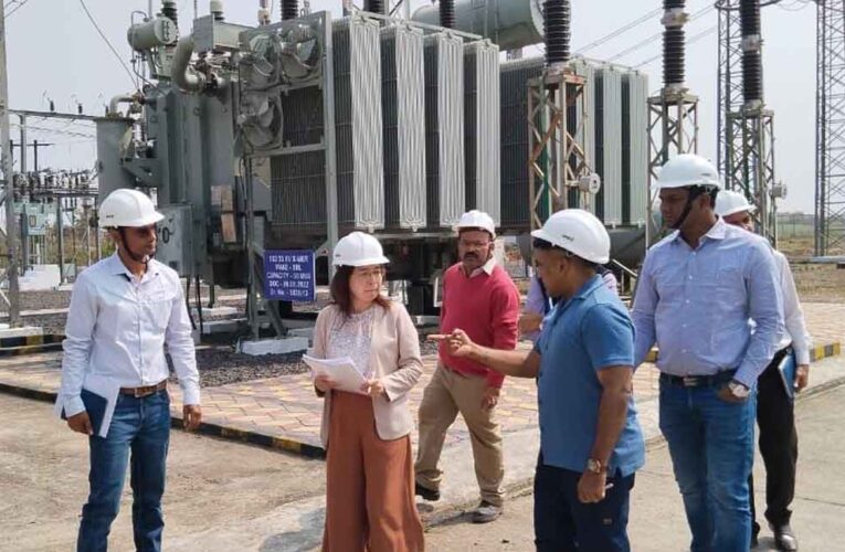 जायका टीम ने किया एमपी ट्रांसको की ट्रांसमिशन लाइन एवं सब स्टेशन का बारीकी से निरीक्षण