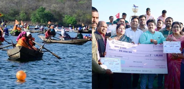 महानदी पर रोमांच का मंजर: छत्तीसगढ़ में पहली ‘नौकायान स्पर्धा’, 52 टीमों की टक्कर, 1 लाख का इनाम