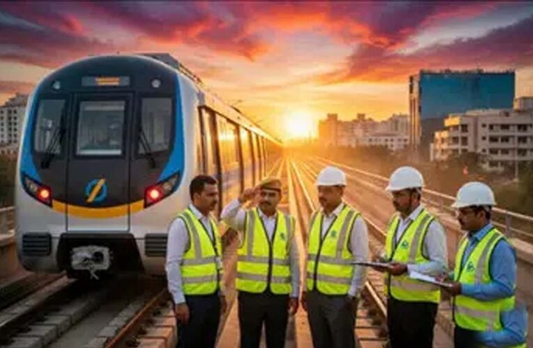 इंदौर मेट्रो के दूसरे फेज का हुआ फाइनल टेस्ट, स्टेशन मैनेजमेंट से लेकर इमरजेंसी ब्रेक तक की जांच