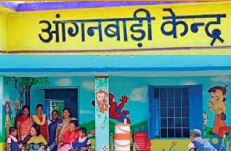 मध्यप्रदेश में पहली बार आंगनवाड़ी बच्चों का विद्यारंभ समारोह