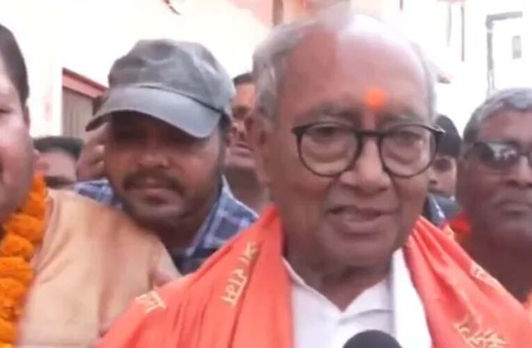 कांग्रेस नेता दिग्विजय सिंह ने अयोध्या में किया रामलला का दर्शन, कहा – मैंने राम मंदिर का विरोध नहीं किया