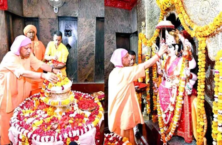 मुख्यमंत्री ने किए मां पाटेश्वरी के दर्शन