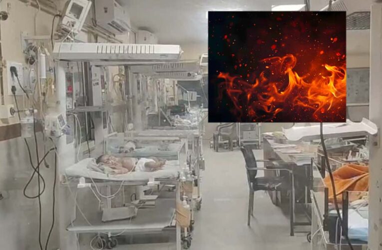 जबलपुर मेडिकल कॉलेज के NICU वार्ड में आग, डॉक्टर ने फायर एक्सटिंग्विशर से 27 बच्चों को बचाया