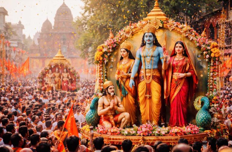 MP में रामनवमी की धूम: भोपाल से उज्जैन तक भक्ति का सैलाब, 2500 भंडारे और ध्वज यात्रा