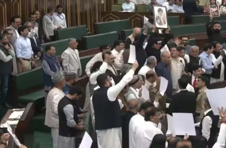 JK विधानसभा में बड़ा हंगामा, ‘इजरायल मुर्दाबाद’ के नारे, BJP और कांग्रेस विधायकों में हिंसक झड़प