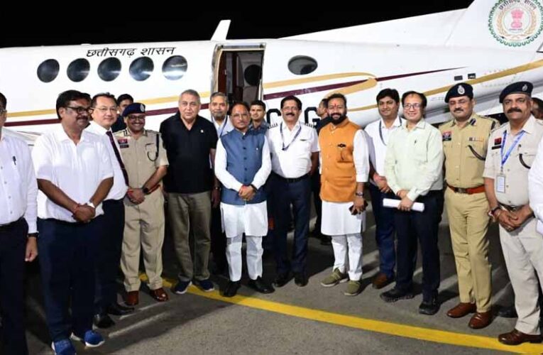 बिलासा देवी केवट एयरपोर्ट पर नाइट फ्लाइट्स की शुरुआत, मुख्यमंत्री विष्णुदेव साय ने किया शुभारंभ