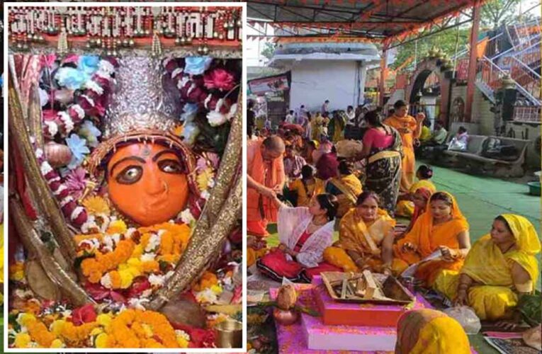 महाअष्टमी पर उमड़ी आस्था की भीड़, बंजारी मंदिर में नाग-नागिन के दर्शन से श्रद्धालु अचंभित