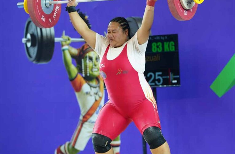 खेलो इंडिया ट्राइबल गेम्स 2026: महिला 86+ किग्रा वेटलिफ्टिंग में मिजोरम की ज़ोसांगज़ुआली ने जीता स्वर्ण
