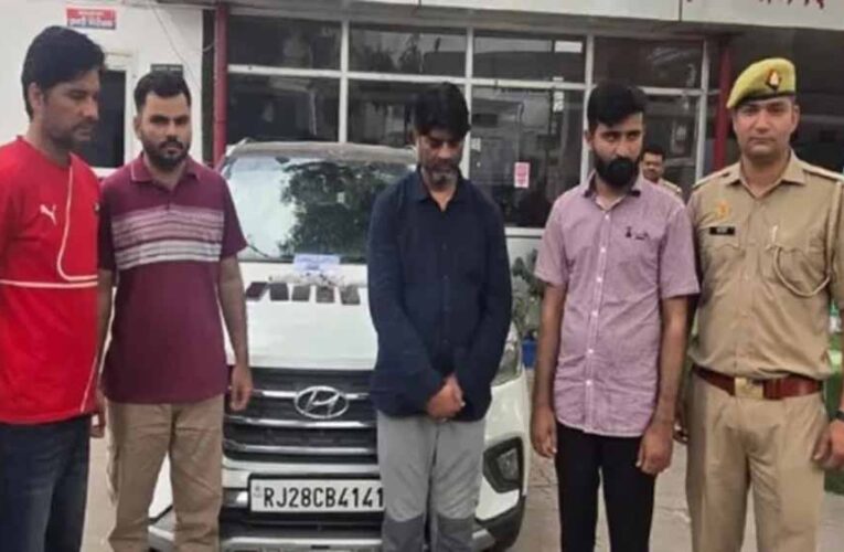 UP-दिल्ली-बिहार में 100 गाड़ियां चोरी करने वाला गैंग बेनकाब, सरगना ‘बकरा’ मुठभेड़ के बाद गिरफ्तार