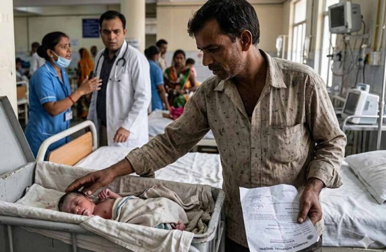 अस्पताल की बड़ी गलती: नवजात को मृत बताकर सौंपा शव, पिता ने देखा तो जिंदा था बच्चा