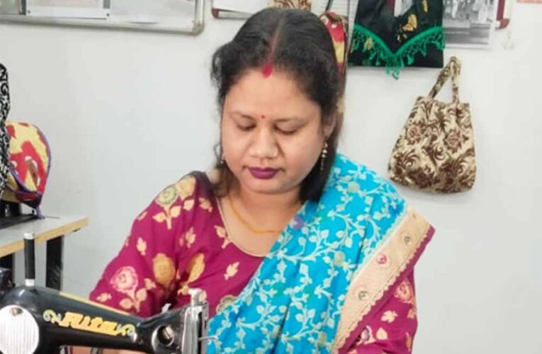 टेलरिंग के व्यवसाय में पूजा देवांगन को मिला मजबूत आधार