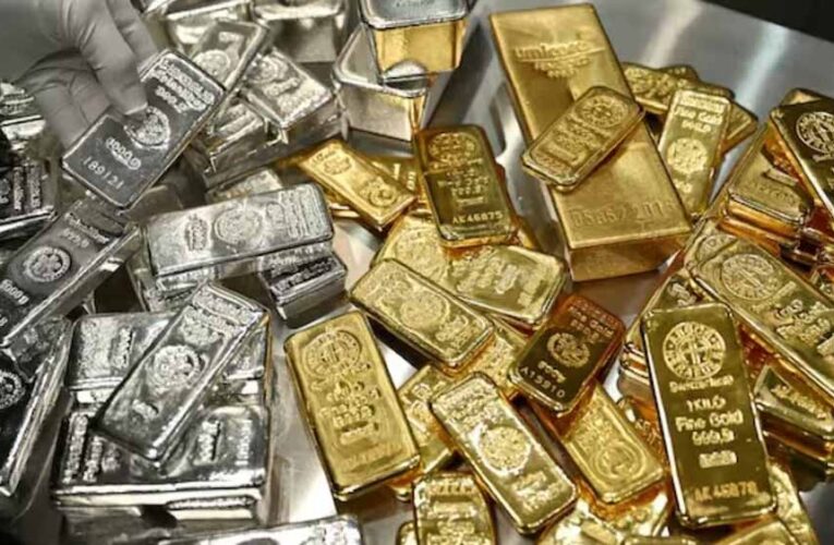 सोना-चांदी बाजार में बड़ी गिरावट: चांदी ₹13,000 टूटी, गोल्ड भी लुढ़का