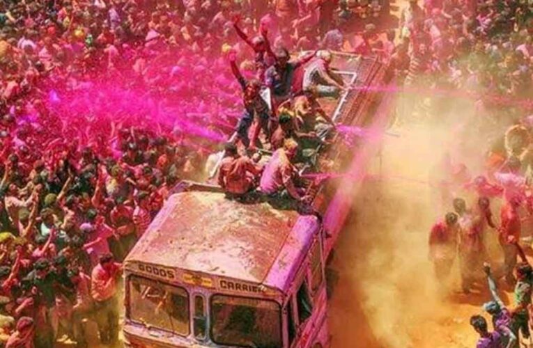 इंदौर में देश का सबसे बड़ा रंगोत्सव: 4 किमी जुलूस, 5 घंटे का जश्न, तोप-मिसाइलों से होगी पुष्प वर्षा