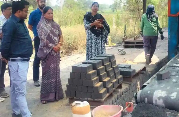 महासमुंद : सीईओ जिला पंचायत नंदनवार ने किया आजीविका संवर्धन केंद्रों का निरीक्षण