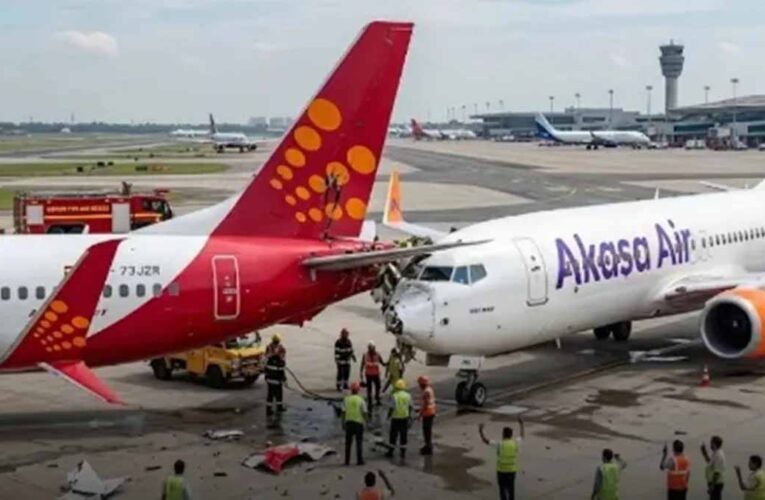 दिल्ली एयरपोर्ट पर टैक्सींग के दौरान दो विमानों में टक्कर, जांच शुरू