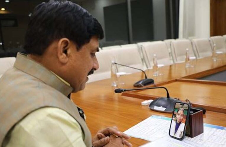 मुख्यमंत्री डॉ. यादव ने कु. प्रतिभा सिहं को वीडियो कॉल पर दी बधाई