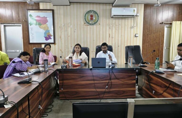 समय-सीमा बैठक में कलेक्टर सख्त, डीएमएफ कार्यों पर कड़ी निगरानी