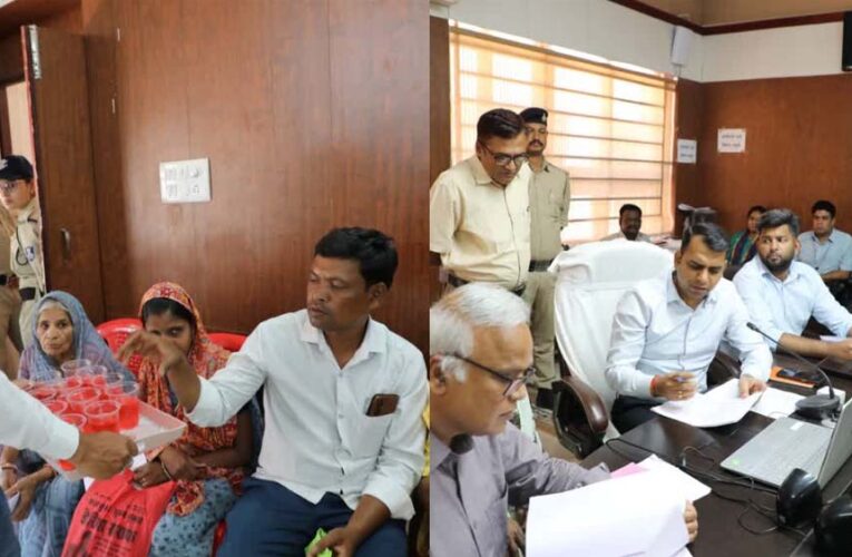 नर्मदापुरम में जनसुनवाई में कलेक्टर का अच्छा कदम, भीषण गर्मी में फरियादियों के लिए ठंडा पानी और शरबत की व्यवस्था