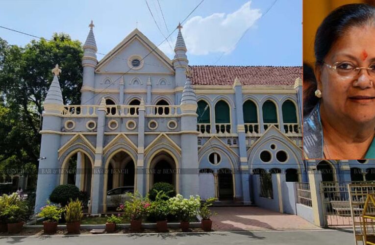 वसुंधरा राजे के पत्र को सोशल मीडिया पर पोस्ट करने पर कांग्रेस आईटी सेल का कार्यकर्ता हिरासत में, हाई कोर्ट पहुंचा मामला