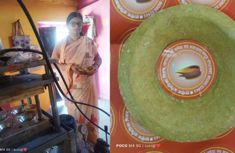 मां नर्मदा को प्रदूषण मुक्‍त रखने के संकल्‍प के साथ आटे के दीपक का शुरू किया व्‍यवसाय