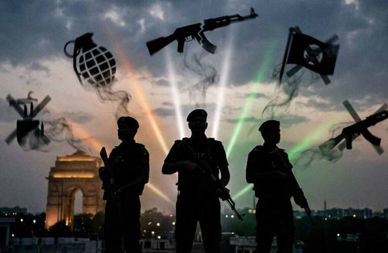 दिल्ली में बड़ी आतंकी साजिश नाकाम, 9 गिरफ्तार, 18 हथियार बरामद