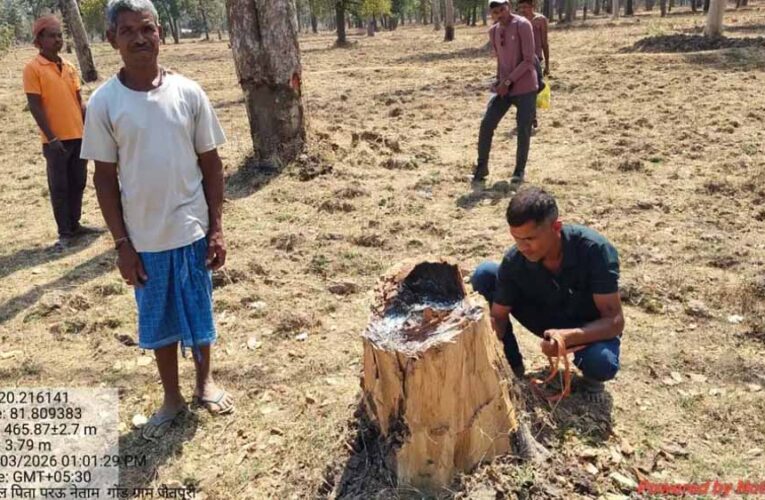 Udanti Sitanadi Tiger Reserve में अतिक्रमण की कोशिश नाकाम, वन विभाग ने 22 लोगों को किया गिरफ्तार