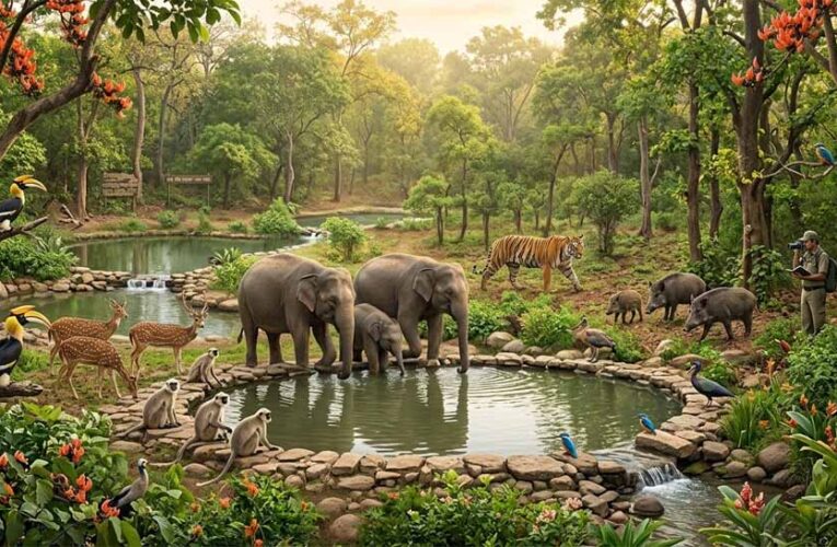 वन्य जीवों के लिए जीवनदायिनी पहल-जंगलों में जल स्त्रोतों का विस्तार