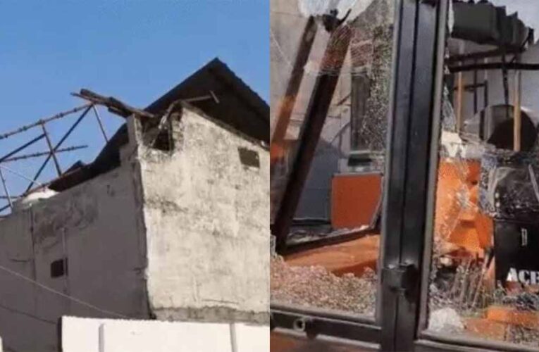 इंदौर में बड़ा हादसा: सुयश अस्पताल परिसर में 70 फीट ऊंचा छज्जा गिरा