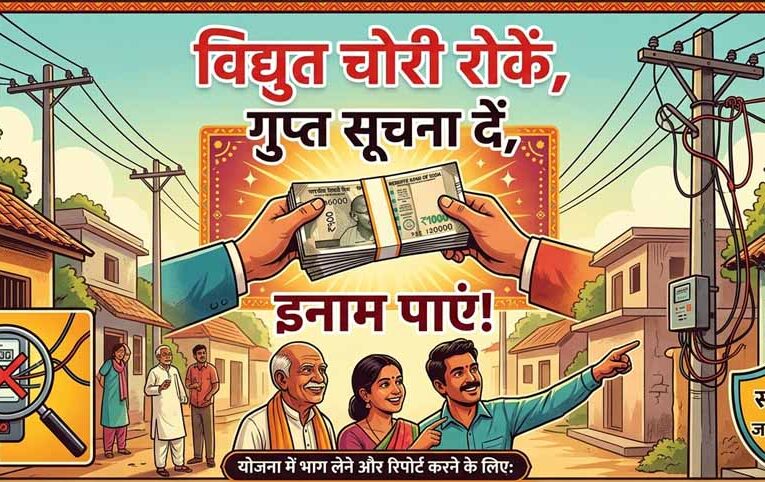 विद्युत चोरी रोकें, इनाम पाएं
