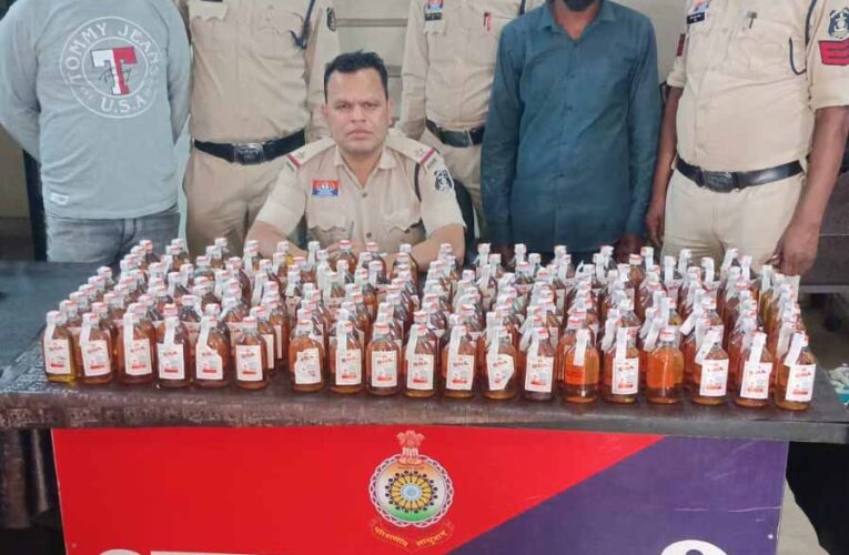 हाफा मोड़ पर सकरी पुलिस की बड़ी दबिश: 335 नग अंग्रेजी शराब के साथ दो तस्कर गिरफ्तार, 40 हजार की खेप जब्त