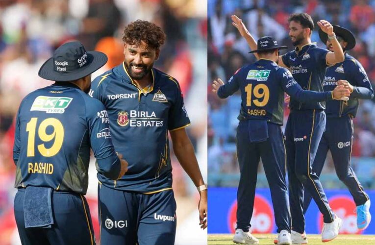 लखनऊ की मजबूत पारी के बाद 165 रन का लक्ष्य, प्रसिद्ध कृष्णा की तूफानी गेंदबाज़ी ने बदला मैच का रुख