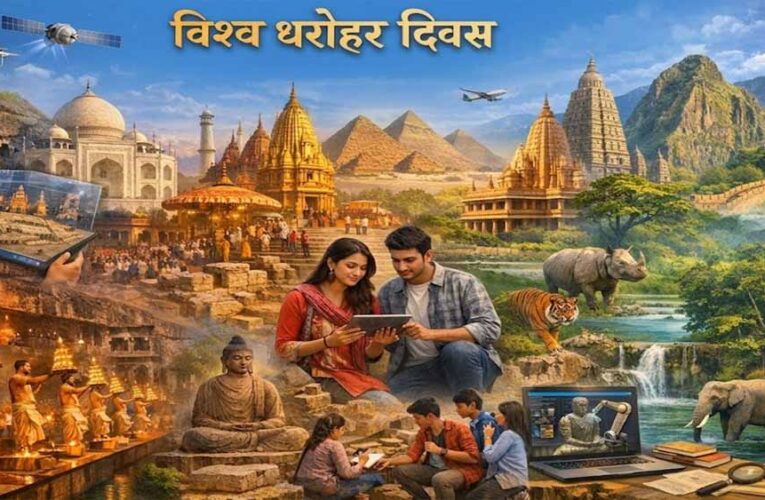 इंटैक ने धूमधाम से मनाया विश्व धरोहर दिवस, शहर में निकाली गई विरासत यात्रा