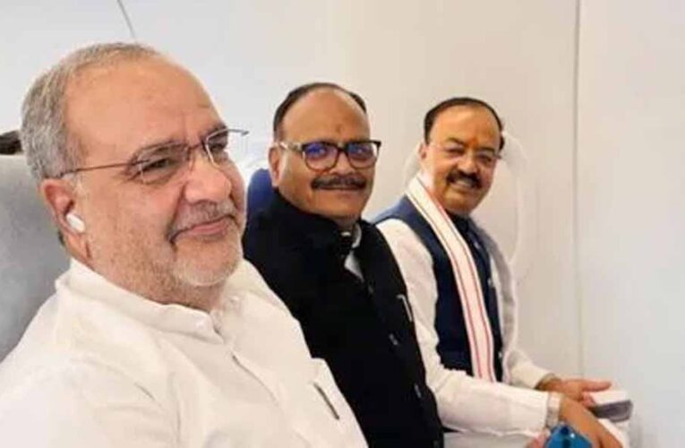 केशव प्रसाद मौर्य और ब्रजेश पाठक दिल्ली में, यूपी में मंत्रिमंडल विस्तार की अटकलें तेज