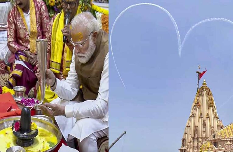 पीएम मोदी बोले, ‘यहां आकर धन्य महसूस कर रहा हूं’, सोमनाथ अमृत महोत्सव में लिया भाग