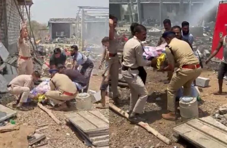 देवास में पटाखा फैक्ट्री में भीषण विस्फोट, 4 की मौत; धमाके से दहला पूरा इलाका