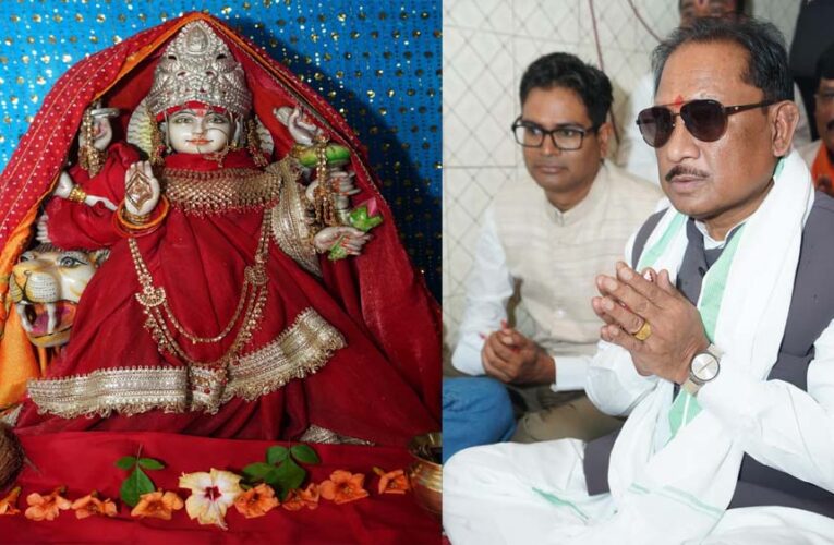 सुशासन तिहार के दौरान कोसला धाम पहुंचे Vishnu Deo Sai, माता कौशल्या मंदिर में की पूजा-अर्चना
