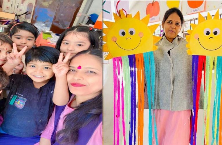 डिजिटल दीदी पूनम खेल-खेल में संवार रही नौनिहालों का भविष्य