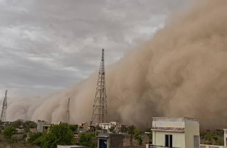 राजस्थान में रेत का खौफनाक बवंडर, दिन में छाया अंधेरा; सड़कों पर थम गई रफ्तार