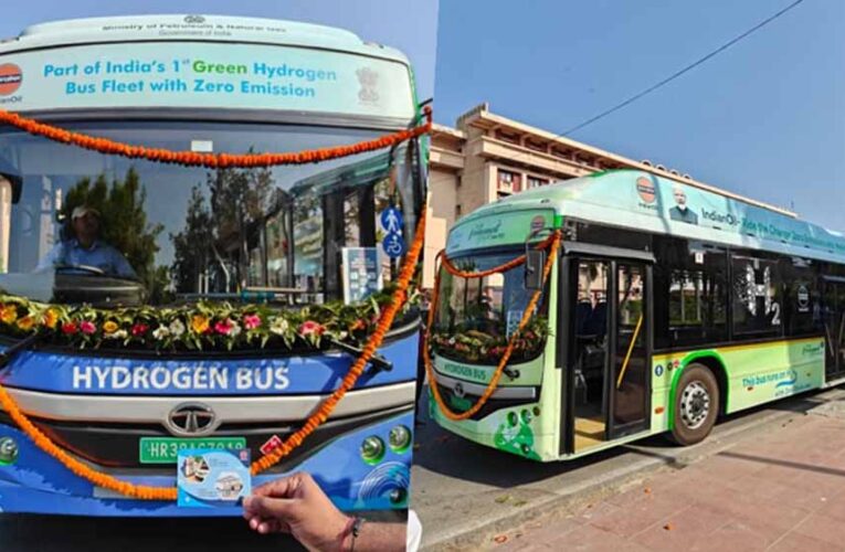दिल्ली में शुरू हुई हाइड्रोजन बस सेवा, सेंट्रल विस्टा रूट पर मिलेगी नई कनेक्टिविटी