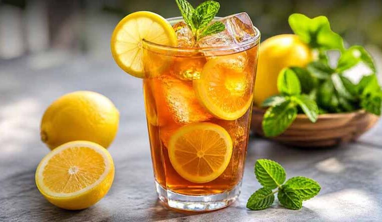 गर्मियों में ठंडक देने वाला हेल्दी ड्रिंक लेमन आइस्ड टी घर पर आसानी से बनाएं