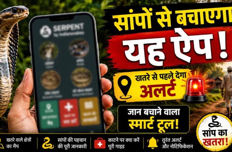 सांपों से बचाव में मदद करेगा ‘Big 4 Mapper’ ऐप: खतरे वाले इलाकों की मिलेगी जानकारी