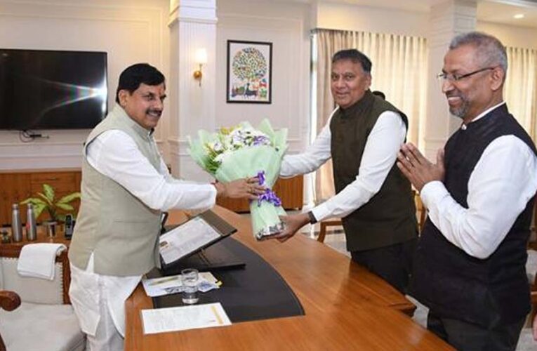 मुख्यमंत्री डॉ. यादव से ग्रीनको ग्रुप के कार्यकारी निदेशक बंडारू ने की भेंट