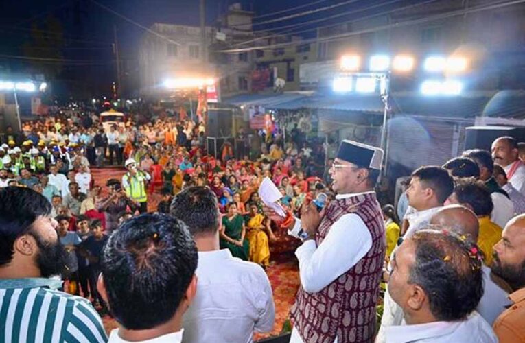 मंत्री  विश्वास सारंग ने किया करोड़ों की लागत से होने वाले विकास कार्यों का भूमि-पूजन