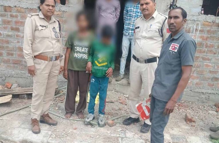इंदौर के डायल 112 हीरोज संवेदनशीलता और तत्परता से भटके बालक को सुरक्षित परिजनों से मिलाया