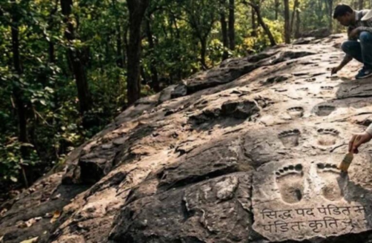 मध्यप्रदेश के जंगलों में 1000 साल पुराने पदचिन्ह, पुरातत्व विभाग की जांच जारी